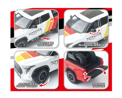 MiJo Exclusives 1:24 2023 Toyota Tundra TRD Off-Road 4×4 – Black with Stripes