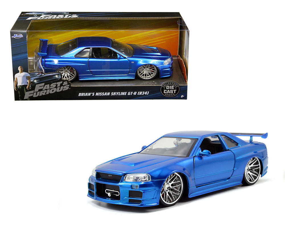 Jada 1:24 Brian’s 2002 Nissan Skyline GT-R R34 – Fast & Furious