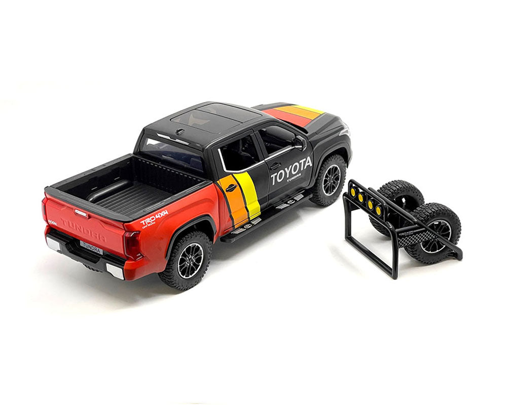 MiJo Exclusives 1:24 2023 Toyota Tundra TRD Off-Road 4×4 – Black with Stripes