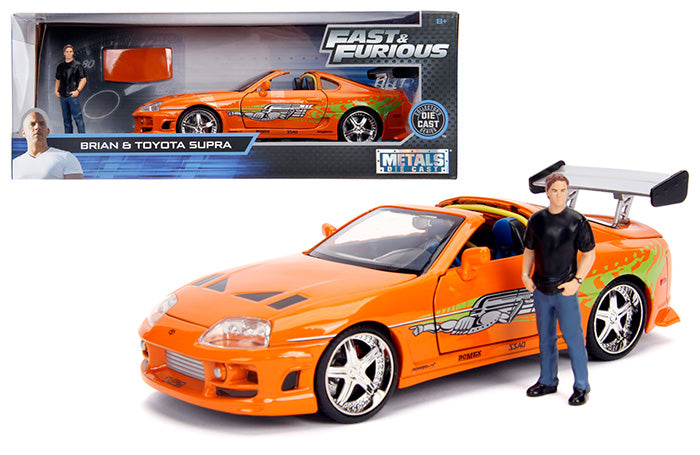 Jada 1:24 Brian’s 1995 Toyota Supra (Orange) – Fast & Furious