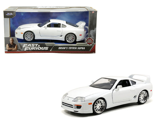 Jada 1:24 Brian’s Toyota Supra – White – Fast & Furious