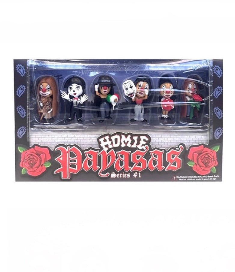 Homies Figures 2″ Payasas Series 1 Set of 6 Figures