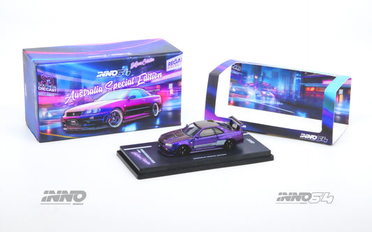 Inno64 Nissan Skyline R34 Z-Tune "ENDGAME" Australia Special Edition 1:64