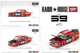 Mini GT 1:64 Kaido House Datsun 510 Pro Street SK510 Red