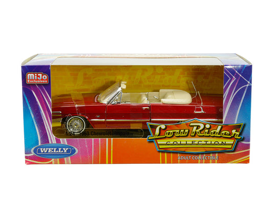 Welly 1:24 1963 Chevrolet Impala SS Convertible – Low Rider – MiJo Exclusives