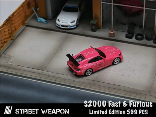 Street Weapon 1:64 F&F S2000 SUKI Pink S2K Spoon Diecast