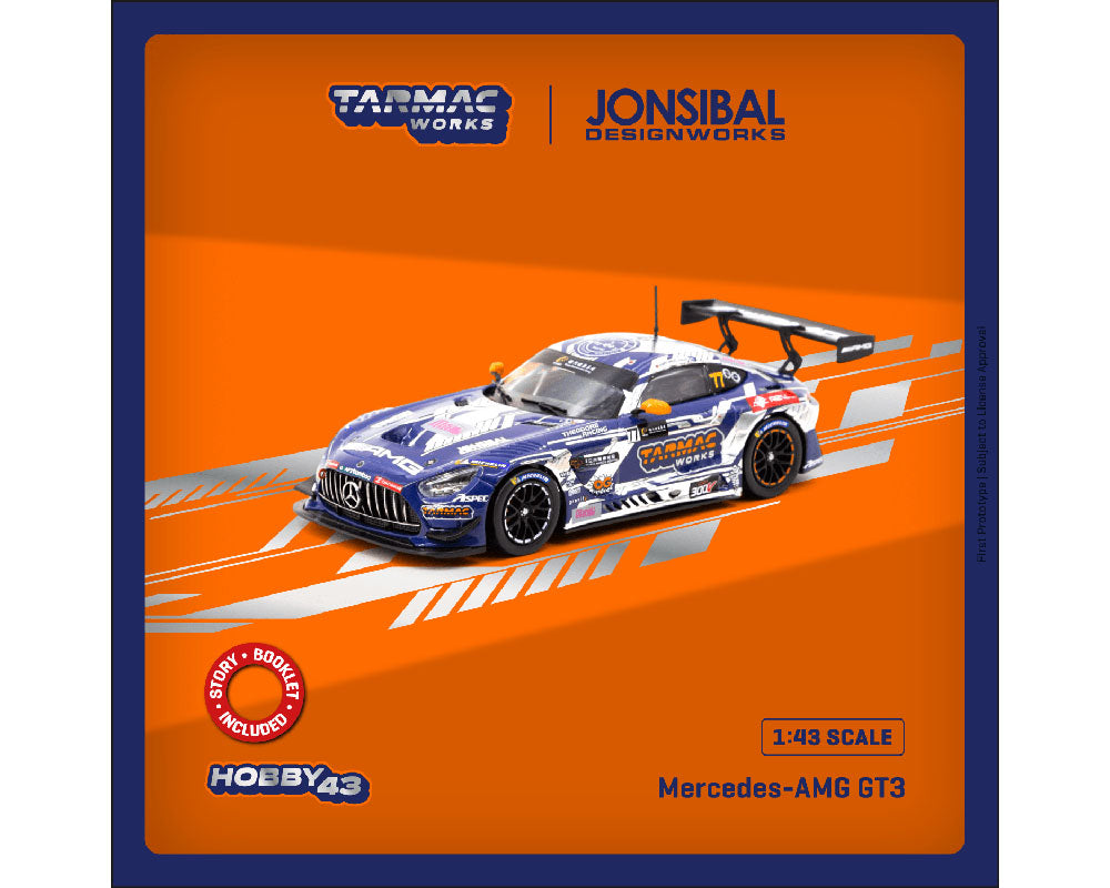 Tarmac Works 1:43 Mercedes-AMG GT3 Macau GT Cup 2022 Winner Craft-Bamboo Racing Maro Engel