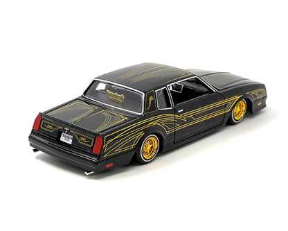 Maisto 1:24 1986 Chevrolet Monte Carlo Lowrider – Black – Design Lowriders – Mijo Exclusives