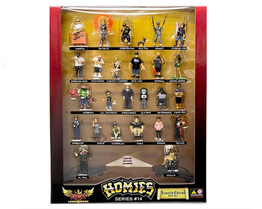 Homies Figures 1.75″ Series 14 Limited Edition Box With 2 CHASE Figure