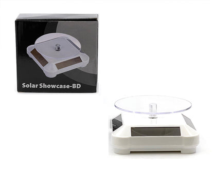 3.5″ Solar Display Stand Turntable 360 Degree Rotating