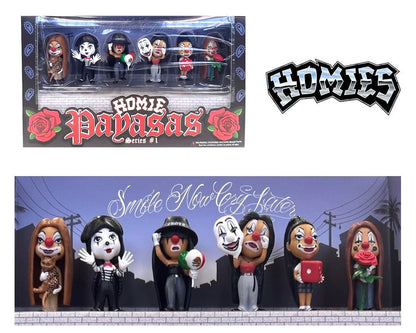 Homies Figures 2″ Payasas Series 1 Set of 6 Figures