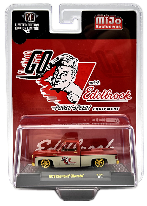 1979 Chevrolet Silverado Go With Edelbrock Limited Edition - M2 Machine - 1:64 *CHASE*