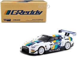 Tarmac Works 1:64 Nissan GT-R NISMO GT3 GT Greddy with Plastic Truck