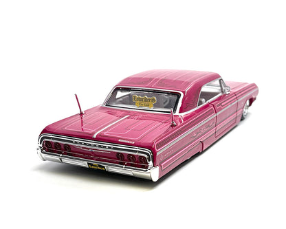 Maisto 1:24 1964 Chevrolet Impala SS Lowrider – Pink – Design Lowriders – Mijo Exclusives